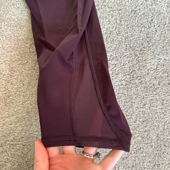 Lululemon Train Times Crop (17") Garnet red maroon 4 - Picture 9 of 10